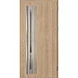 Ocelové vchodové dveře - TREBUR 4 - Surový Dub, Label Inox Ocelové vchodové dveře ERKADO - TREBUR 4 - Surový Dub, Label Inox