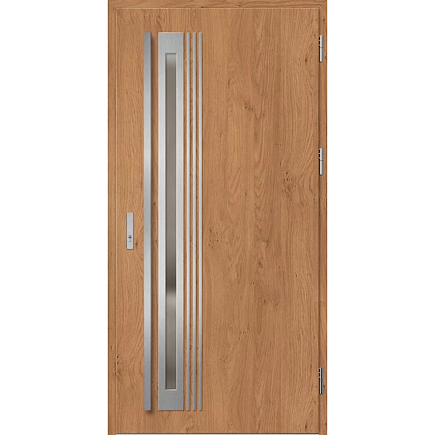 Ocelové vchodové dveře - TREBUR 4 - Winchester, Label Inox Ocelové vchodové dveře ERKADO - TREBUR 4 - Winchester, Label Inox