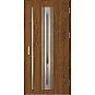 Ocelové vchodové dveře - TREBUR 5 - Ořech, Label Inox Ocelové vchodové dveře ERKADO - TREBUR 5 - Ořech, Label Inox