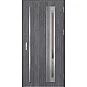 Ocelové vchodové dveře - TREBUR 6 - Dub Antracit, Label Inox Ocelové vchodové dveře ERKADO - TREBUR 6 - Dub Antracit, Label Inox