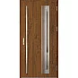 Ocelové vchodové dveře - TREBUR 6 - Ořech, Label Inox Ocelové vchodové dveře ERKADO - TREBUR 6 - Ořech, Label Inox