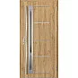 Ocelové vchodové dveře - TREBUR 7 - Dub Natur, Label Inox Ocelové vchodové dveře ERKADO - TREBUR 7 - Dub Natur, Label Inox