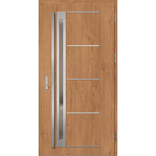 Ocelové vchodové dveře - TREBUR 7 - Winchester, Label Inox Ocelové vchodové dveře ERKADO - TREBUR 7 - Winchester, Label Inox