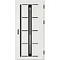 Ocelové vchodové dveře - TREBUR 8 - Borovice Bílá, Label Black Ocelové vchodové dveře ERKADO - TREBUR 8 - Borovice Bílá, Label Black