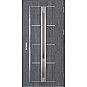 Ocelové vchodové dveře - TREBUR 8 - Dub Antracit, Label Inox Ocelové vchodové dveře ERKADO - TREBUR 8 - Dub Antracit, Label Inox