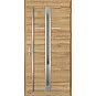 Ocelové vchodové dveře - TREBUR 8 - Dub Natur Příčný, Label Inox Ocelové vchodové dveře ERKADO - TREBUR 8 - Dub Natur Příčný, Label Inox