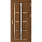 Ocelové vchodové dveře - TREBUR 8 - Ořech, Label Inox Ocelové vchodové dveře ERKADO - TREBUR 8 - Ořech, Label Inox