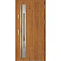 Ocelové vchodové dveře ERKADO - WELS 1 - Zlatý dub, Label Inox