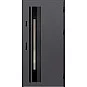 Ocelové vchodové dveře ERKADO - WELS 4 - Hladký Antracit, Label Black