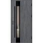 Ocelové vchodové dveře ERKADO - WIENER 2 - Dub Antracit, Label Diamound Glass