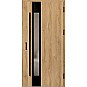 Ocelové vchodové dveře ERKADO - WIENER 2 - Dub Natur, Label Diamound Glass