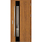 Ocelové vchodové dveře ERKADO - WIENER 2 - Zlatý dub, Label Diamound Glass