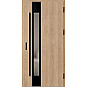 Ocelové vchodové dveře ERKADO - WIENER 2 - Surový Dub, Label Diamound Glass