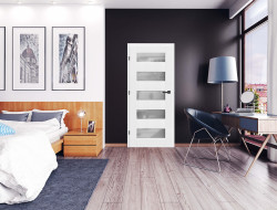 dveře IRIS (bílý PREMIUM) - řada STILE