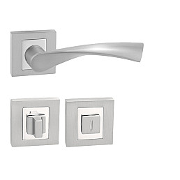 Klika KLASA-HR-C - Chrom lesklý / Nikl broušený Klika KLASA-HR-C - Chrom lesklý / Nikl broušený