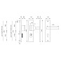 Bezpečnostní klika OMEGA2 PLUS - Schema Bezpečnostní klika OMEGA2 PLUS - Schema