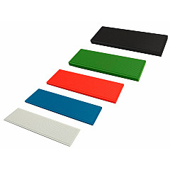 Montážní podložky 1/2/3/4/5 mm, plastové (1ks)