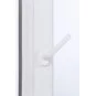 Plastové dveře | 85x205 cm | Levé| Bílé | jednokřídlé | Teplý meziskelní rámeček