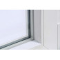 Plastové okno | 55x55 cm (550x550 mm) | Pravé| Bílé | jednokřídlé | Teplý meziskelní rámeček