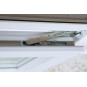 Plastové okno | 80x80 cm (800x800 mm) | Levé| Bílé | jednokřídlé | Teplý meziskelní rámeček
