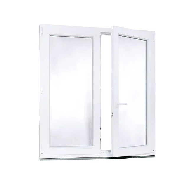 Dvoukřídlé - Plastové okno | 125x130 cm (1250x1150 mm) | Bílé