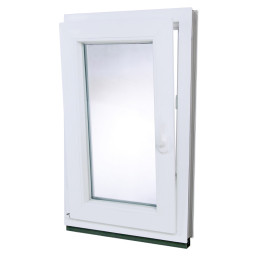 Plastové okno | 50x80 cm (500x800 mm) | bílé | otevíravé i sklopné | levé Plastové okno | 50x80 cm (500x800 mm) | bílé | otevíravé i sklopné | levé