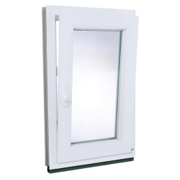 Plastové okno | 50 x 80 cm (500 x 800 mm) | bílé |otevíravé i sklopné | pravé Plastové okno | 50 x 80 cm (500 x 800 mm) | bílé |otevíravé i sklopné | pravé