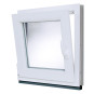 Plastové okno | 60x60 cm (600x600 mm) | bílé | otevíravé i sklopné | levé
