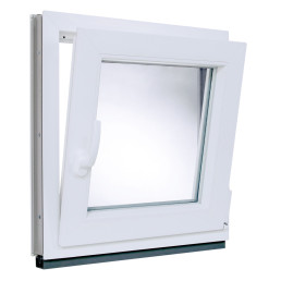 Plastové okno | 60 x 60 cm (600 x 600 mm) | bílé |otevíravé i sklopné | pravé Plastové okno | 60 x 60 cm (600 x 600 mm) | bílé |otevíravé i sklopné | pravé
