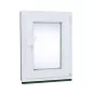Plastové okno | 60 x 70 cm (600 x 700 mm) | bílé |otevíravé i sklopné | pravé