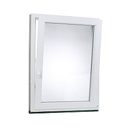 Plastové okno | 80 x 100 cm (800 x 1000 mm) | bílé |otevíravé i sklopné | pravé Plastové okno | 80 x 100 cm (800 x 1000 mm) | bílé |otevíravé i sklopné | pravé