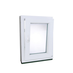 Plastové okno | 80 x 90 cm (800 x 900 mm) | bílé |otevíravé i sklopné | pravé Plastové okno | 80 x 90 cm (800 x 900 mm) | bílé |otevíravé i sklopné | pravé