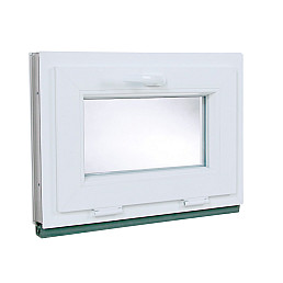 Plastové okno | 50 x 42 cm (500 x 420 mm) | bílé | sklopné Plastové okno | 50 x 42 cm (500 x 420 mm) | bílé | sklopné