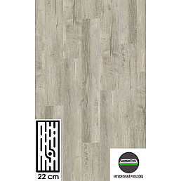 Vinylová podlaha - Dub Popelavý 5,0 mm Vinylová podlaha - Dub Popelavý 5,0 mm