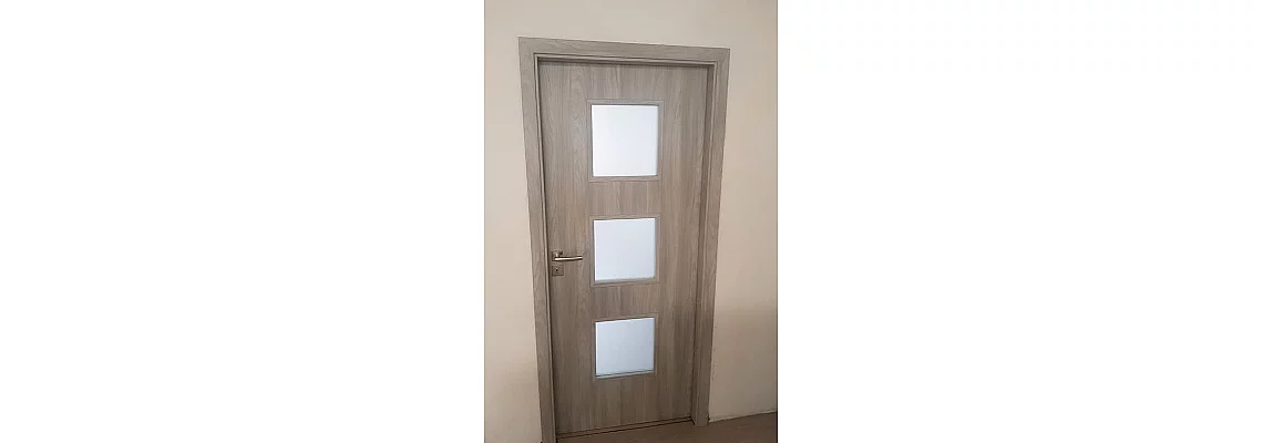 Interiérové dveře MENTON 1 - Dub šedý 3D GREKO | Montáž dveří a zárubní