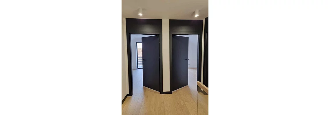 Interiérové dveře ALTAMURA 1 - PLNÉ HLADKÉ, Černá ST CPL | Montáž dveří a zárubní